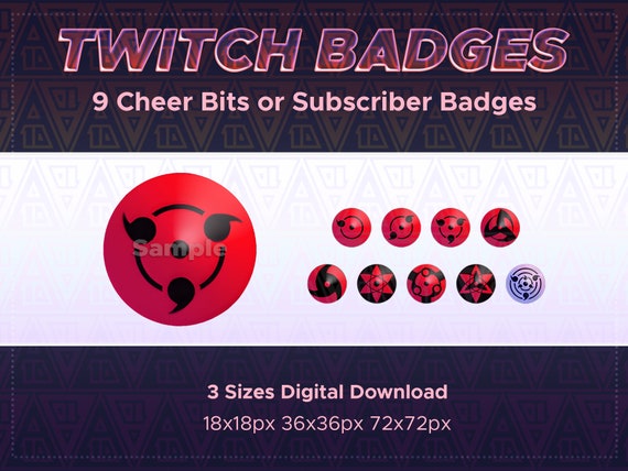 Anime Twitch sub badges  Twitchbadges