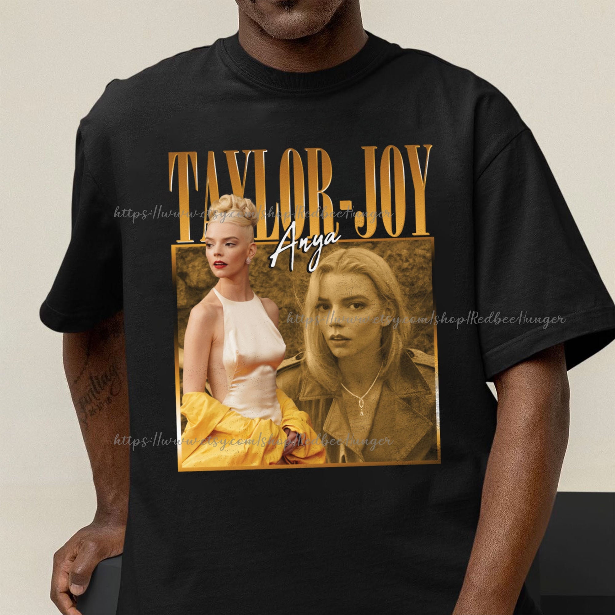 Art Queens Gambit Anya Taylor-Joy Actress T-Shirt t-shirt by