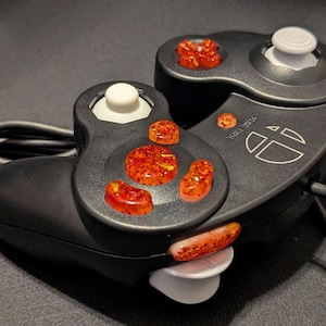Orange Crackle | Modded OEM Gamecube Controller
