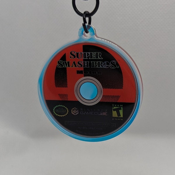 Smash Melee Disc Keychain/Controller Charm