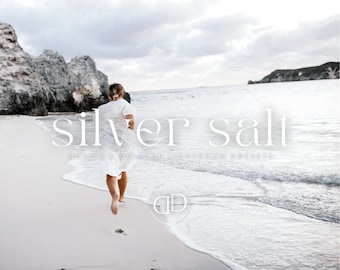 12 Silver Salt Lightroom Presets | White Light, Light & Airy, White Instagram Preset, Influencer Blogger Instagram Preset for Photo Editing