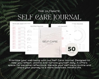 Self Care Journal | Editable Digital Journal | Canva Template | Master Resell Rights | MRR