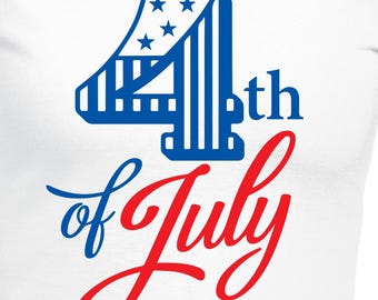 4th Of July Digital Cut Files - Design Files - Cricut - SVG - Silhouette Cameo - PNG - EpS - PDF - DxF - Independence Day - Fourth Of July