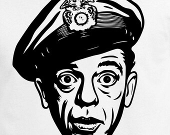 Barney Fife Digital Cut Files - Cricut - SVG - Silhouette Cameo - PNG - EpS - PDF - DxF - The Andy Griffith Show