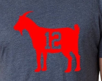 Tom Brady Goat Digital Cut Files - Design Files - Cricut - SVG - Silhouette Cameo - PNG - EpS - PDF - DxF - Football