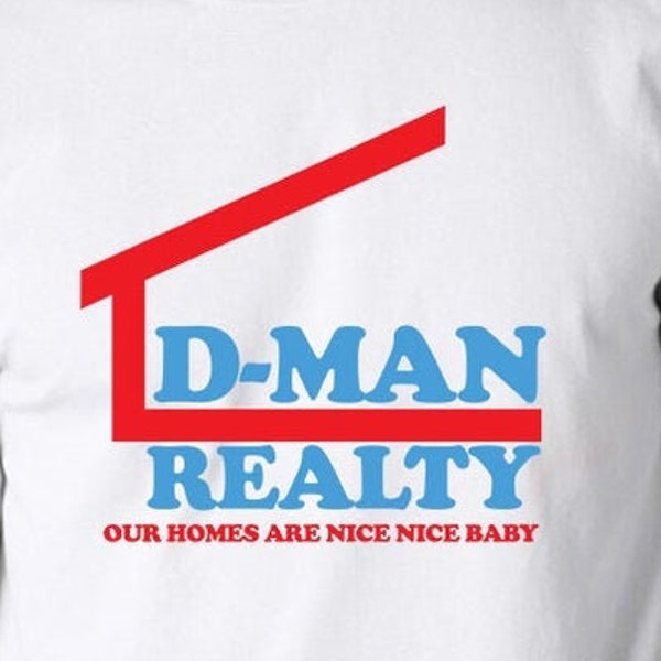 D-Man Realty Digital Cut Files - Design Files - Cricut - SVG - Silhouette Cameo - PNG - EpS - PDF - DxF - Step Brothers