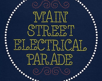 Main Street Elecrical Parade Digital Cut Files - Design Files - Cricut - SVG - Silhouette Cameo - PNG - EpS - PDF - DxF - Amusement Park