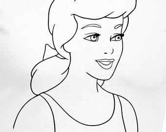 Cinderella Digital Cut Files - Design Files - Cricut - SVG - Silhouette Cameo - PNG - EpS - PDF - DxF - Cinderella
