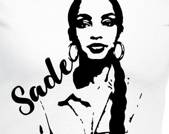 Sade Digital Cut Files - Design Files - Cricut - SVG - Silhouette Cameo - PNG - EpS - PDF - DxF - R&B Music