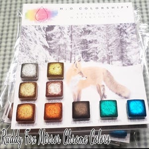 Handgefertigte, glitzernde Palette für Künstler in Malerei, Handlettering und Junk Journaling