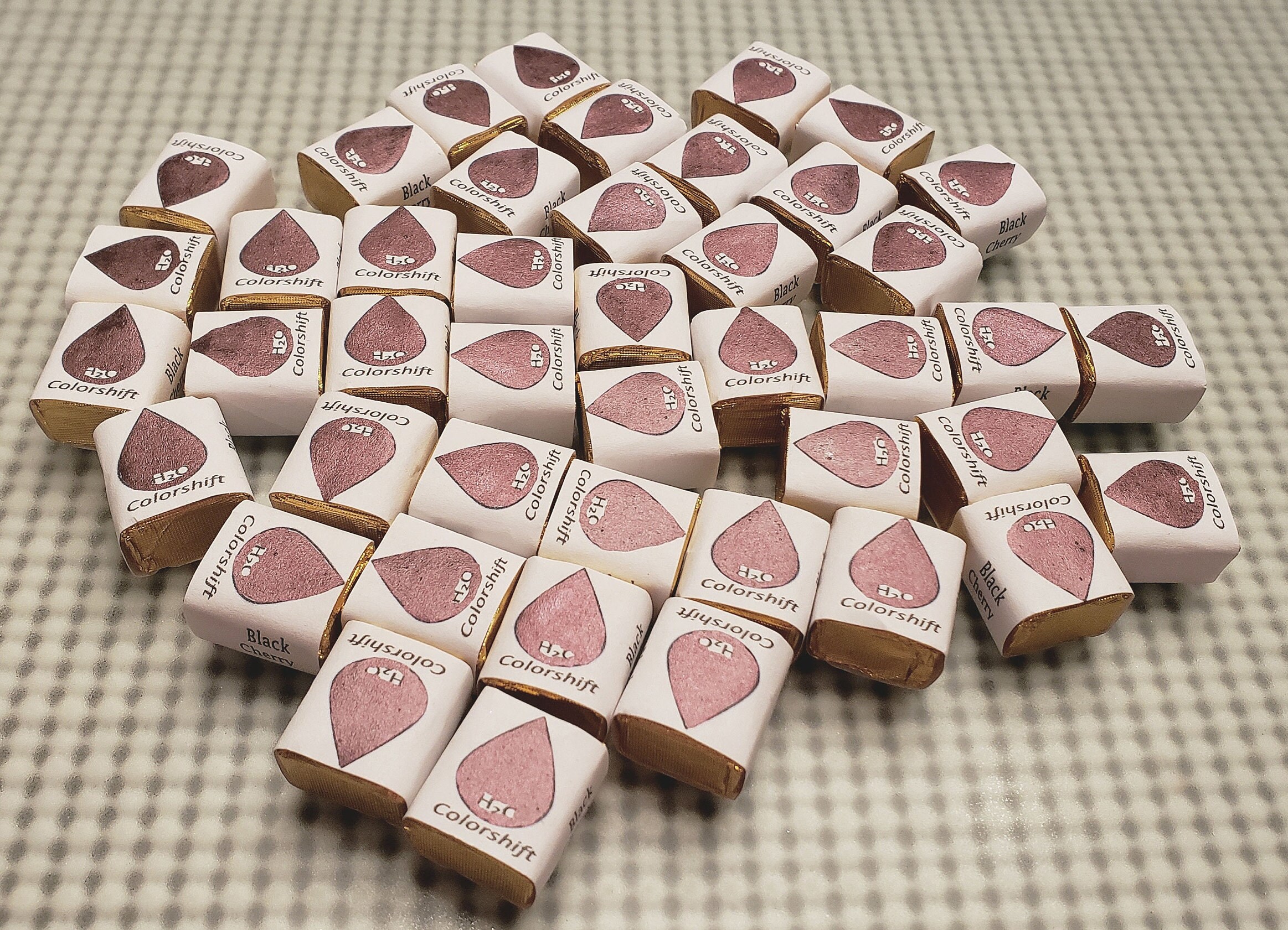 Cherry Mica Metallic Watercolor Sparkly Colorshift Handmade Etsy