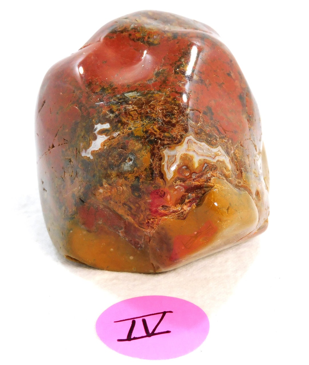 Large Fairburn Agate With Red and Brown Jasper South Dakota State Rock ...