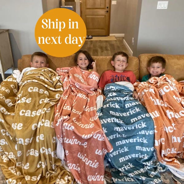 Aangepaste naamdeken, ziekenhuisdeken pasgeboren,,Aangepaste dekens voor verjaardagen/feestdagen van kinderen,babynaamdeken,inbakeren babynaam