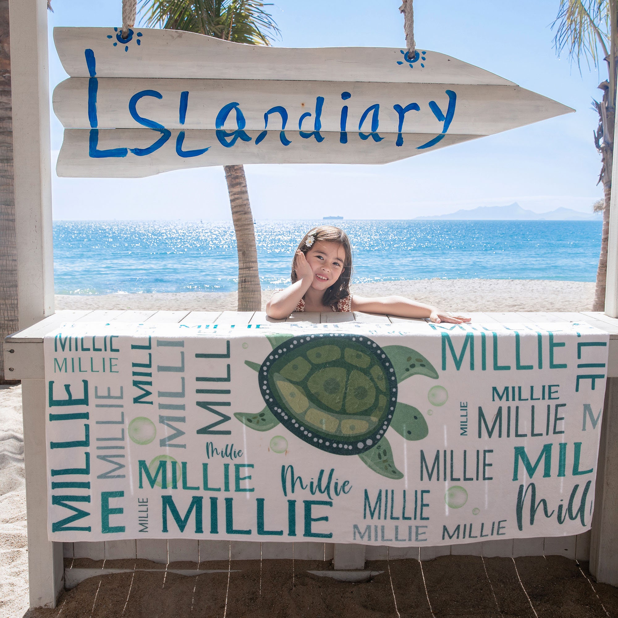 Ocean Animals Custom Beach Towel, Personalized Turtle Beach Towel, Custom Name Pool Towel, Shark Beach Towel with Name, Pool Party Gift