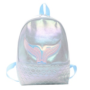 Personalized Mermaid Embroidered Backpack Back to School - Etsy