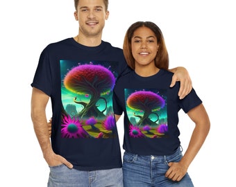 Alien Landscape Unisex Heavy Cotton Tee