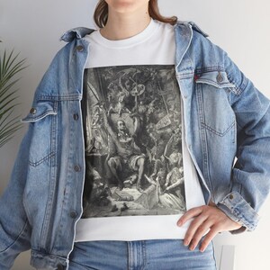 Gustave Doré&#39;s Don Quixote: A World of Disorderly Notions Unisex Heavy Cotton Tee