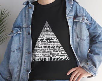 The FNORD Pyramid Unisex Heavy Cotton Tee