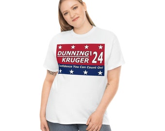 Dunning/Kruger '24 Unisex Heavy Cotton Tee