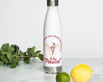 Stainless steel drinking bottle