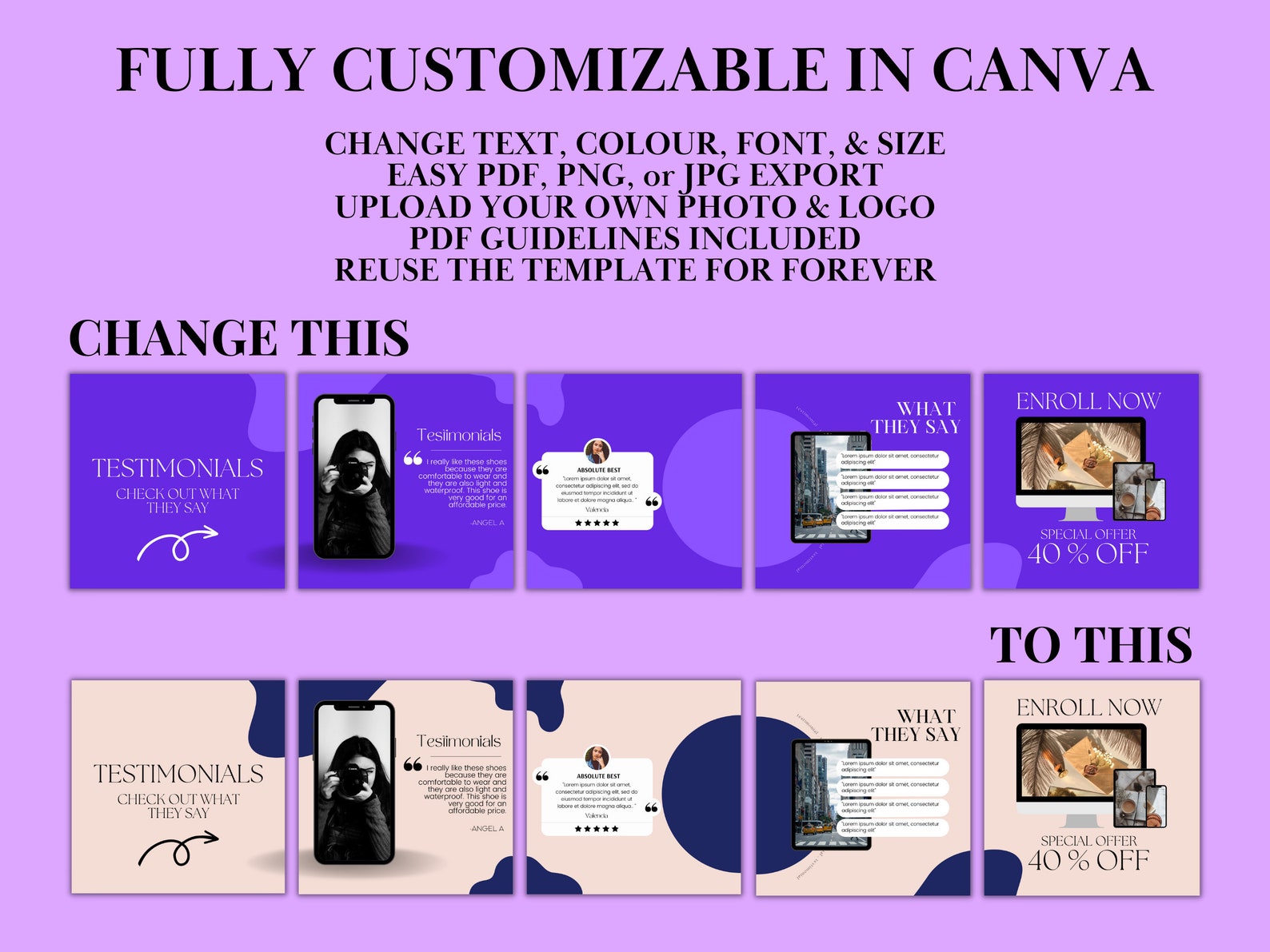 50 Instagram Carousel Template Canva for Business Coaches & Coaching ...