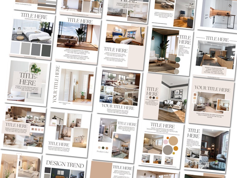 140 Interior Design Instagram Template for Instagram Post & Stories ...