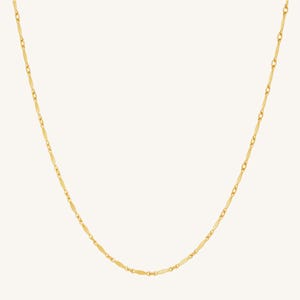 Mia Bar Necklace - Gold
