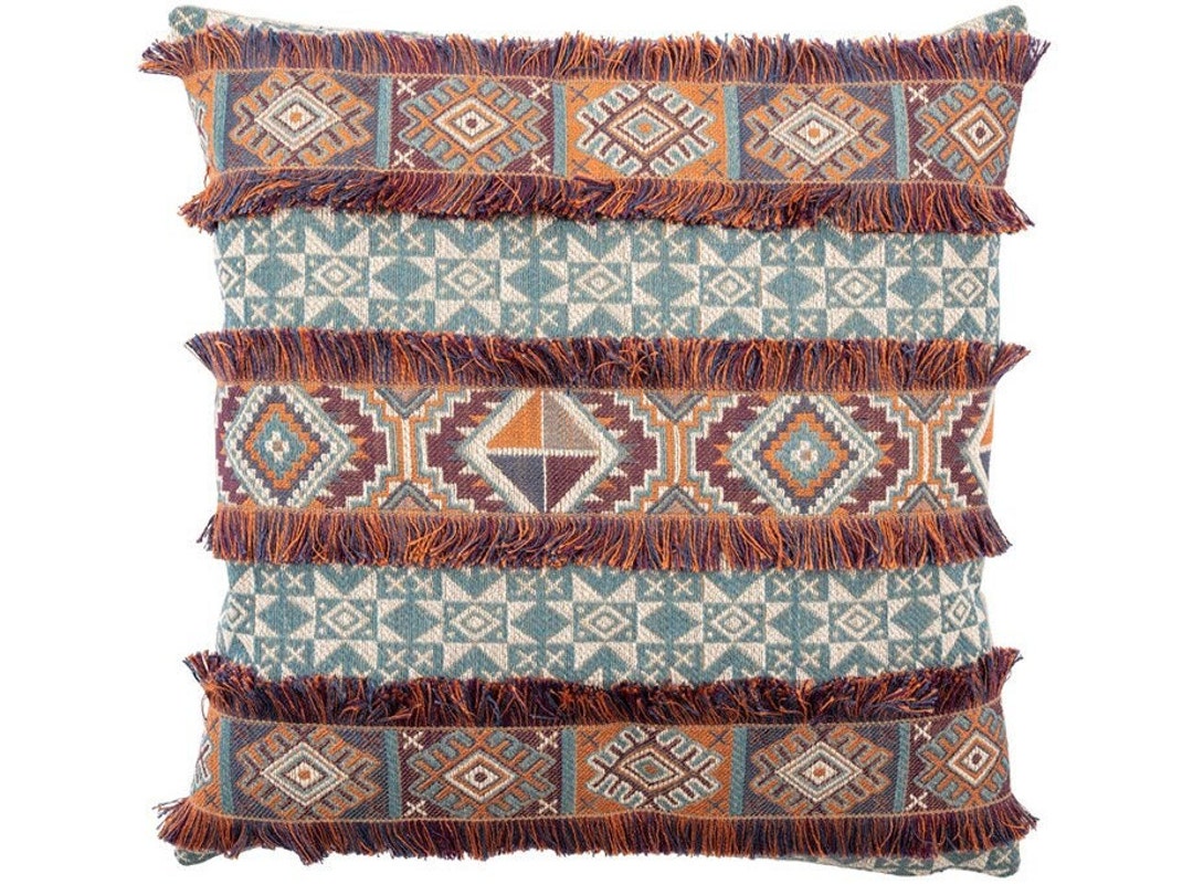 Bohemian Cushion Covers 20'x20', Boho Decor Cushion Case, Kilim Pillow Covers, 50x50cm, Boho