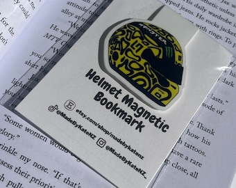 Lando Norris 2024 Helmet Magnetic Bookmark