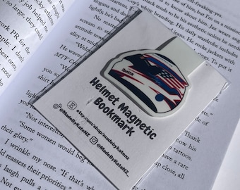 Logan Sargeant 2024 Helmet Magnetic Bookmark