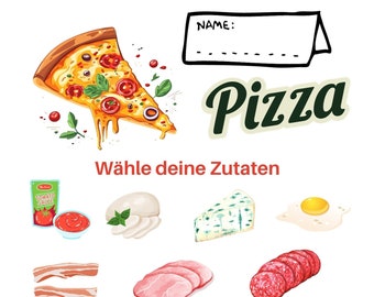 Un menu de pizzas pour la pizza party à la maison en famille et entre amis