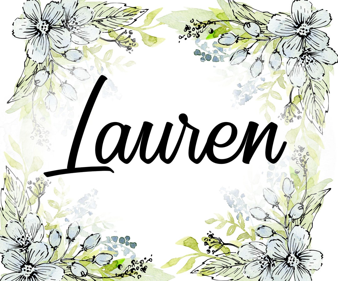 Lauren Font Calligraphy Font, Script Font, Farmhouse Font, Cricut Font ...