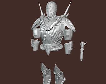 Kit de figuras sin pintar de Darth Marr The Old Republic, escala 1:12/18/6, serie negra de Star Wars