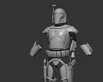 1:12/6 Scale Jango Fett figure Kit Star Wars Black Series