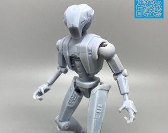 1:12 scale HK-47 KOTOR Black series scale figure kit