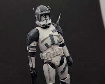 1:12/18/6 Scale Commander Cody (Vaughn)  Black Series Upgrade kit 3D printed