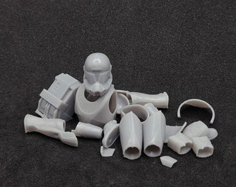 Kit de figuras de Star Wars Black Series de estilo animado a escala 1:12 de Clone Commando The Bad Batch