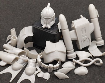 1:12 scale Scuba Clone Trooper Clone Wars Star Wars Black Series Figure kit