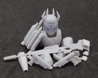 1:12/18/6 Scale Gar Saxon Clone Wars figure Kit Star Wars Black Series