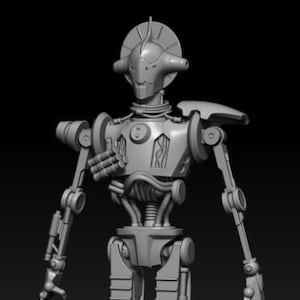 1:12 scale C-21 Highsinger Droid Clone Wars Figure Black Series