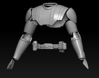 1:12/18/6 Scale Jedi General Clone Wars Armor figure Kit Star Wars Black Series
