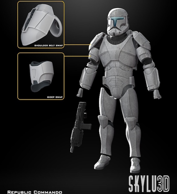 1:12/18/6 Scale Republic Commando Game Version Realistic