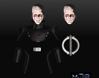 1:12/18 Grand Inquisitor Unpainted Custom Figure Kit Star Wars Black Series