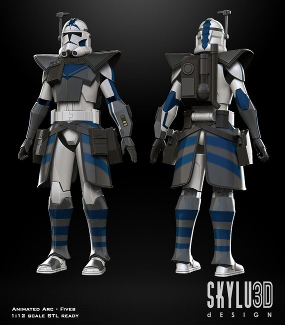 1:12 スケール クローンウォーズ スタイル アークトルーパー