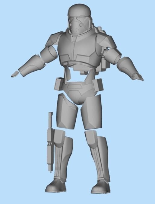 1:12/18/6 Scale Wrecker Bad Batch figure Kit Star Wars Black Series Vintage Collection