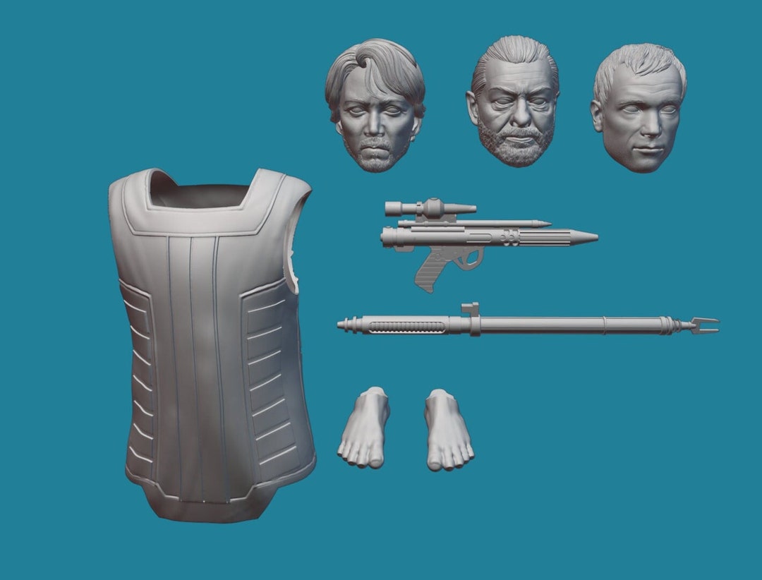 1:12/18 Andor Narkina 5 Prisoner Upgrade Set Kino Loy Srgt Melshi ...