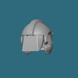 1:12/18/6 Scale Luke Skywalker training helmet Unpainted 3D printed Phase 1.5 Star Wars Black Series