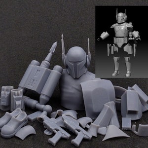 1:12/18/6 Scale Pre Vizsla Mandalorian figure Kit Star Wars Black Series
