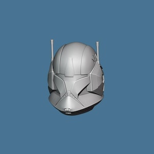 1:12/18/6 scale Clone Spec ops Helmet Realistic style Unpainted Star Wars Black Series 3D printed