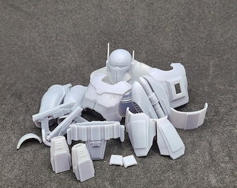 1:12 scale Mandalorian Super Commando figure Kit Star Wars Black Series